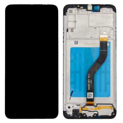 Samsung Galaxy A20s (A207F) service pack LCD Display Assembly With Frame (Black)