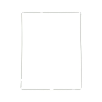 Apple iPad 2 Frame With Adhesive (White)