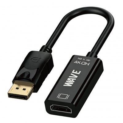 Foto von Wave WA-404 Display Port (Male) to HDMI (Female) 4K HD Cable