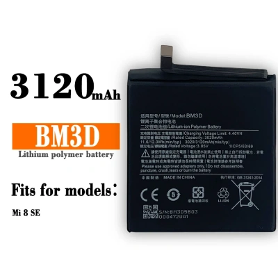 Battery Compatible For Mi 8 SE (BM3D) Li-lon 3120 mAh