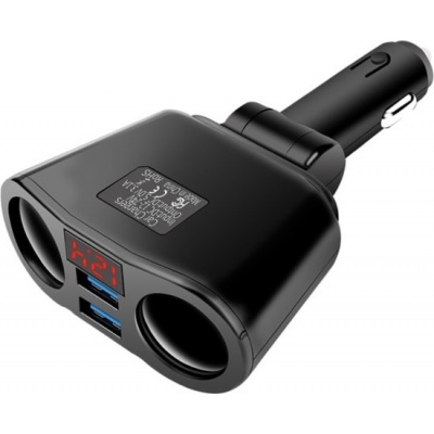 Car Cigarette Lighter Splitter - USB Input Car