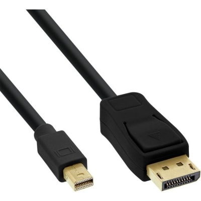 Mini DisplayPort To DisplayPort Adapter Converter (1.5 M)(Black)