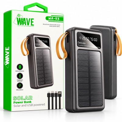 Foto von Wave WA-93 SOLAR Power Bank 20000 mAh (Black)