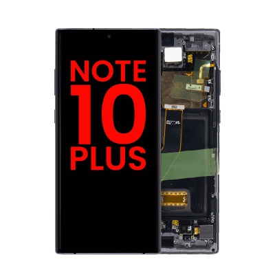 Samsung Galaxy Note 10 Plus (N975F) ORIGINAL SIZE OLED LCD Scherm Met Frame (Zwart) Foto van Samsung Galaxy Note 10 Plus (N975F) ORIGINAL SIZE OLED LCD Scherm Met Frame (Zwart)