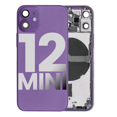 Apple iPhone 12 Mini OEM Pulled Mid-Frame Housing with Parts No Battery (Purple) - GU