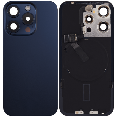 Apple iPhone 15 Pro Pulled Back Glass With Steel Plate+Magnet+NFC - Blue Titanium Foto von Apple iPhone 15 Pro Pulled Back Glass With Steel Plate+Magnet+NFC - Blue Titanium