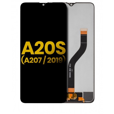 Samsung Galaxy A20s (A207F) service pack LCD Display Assembly No Frame (Black) - Y