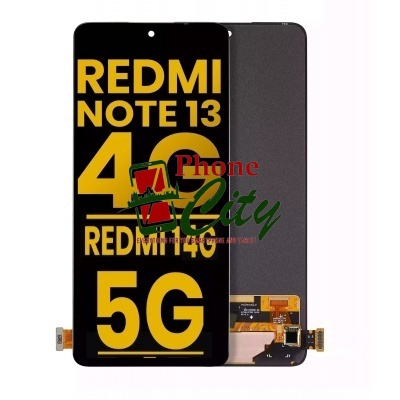 Xiaomi Redmi Note 13 4G / 14 4G/5G / Poco M7 Pro incell LCD Display Assembly No Frame (Black) -YK