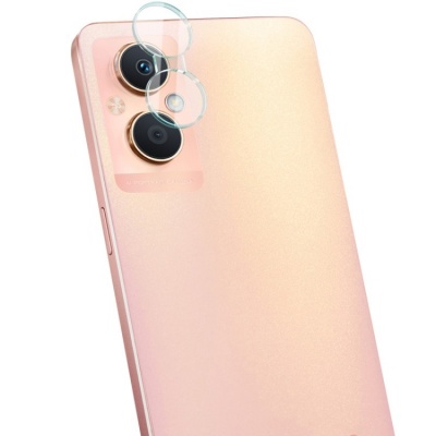 Oppo A96 5G Back Cover With Camera Glass Lens (Pink) -LU