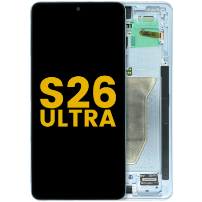 Foto van Samsung Galaxy S26 Ultra 5G Service Pack LCD Scherm Met Frame (licht blauw)