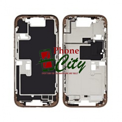 Apple iPhone16 Pro Pulled Mid-Frame Housing+ BackCover with Some Small Parts No Battery(Gold)-AAS
