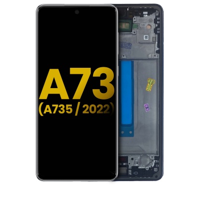 Samsung Galaxy A73 (SM-A736B) service pack LCD Display Assembly With Frame (Gray)