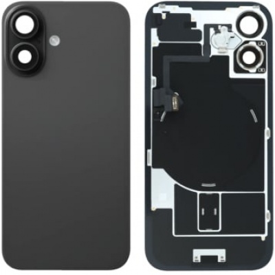 Foto van Apple iPhone 16 Pulled Back Glass With Steel Plate+Magnet+NFC -Black