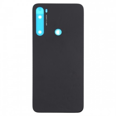Xiaomi Redmi Note 8 Back Cover With Camera Glass Lens (Black) - E