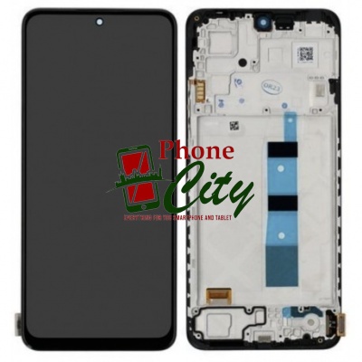 Xiaomi Redmi Note 12 4G Oled LCD Display Assembly With Frame (Black) -LGU