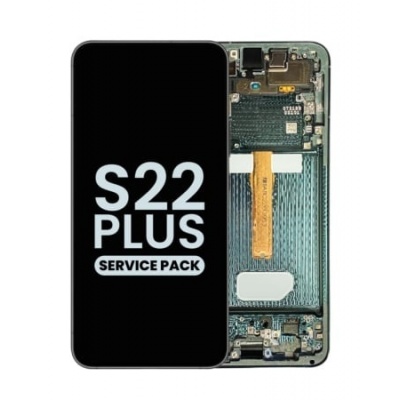 Foto van Samsung Galaxy S22 Plus 5G (SM-S906B) Service Pack LCD Scherm Met Frame (Groen)