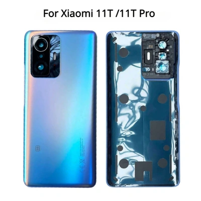 Xiaomi 11T/11T Pro Back Cover With Camera Lens (Blue) - LL