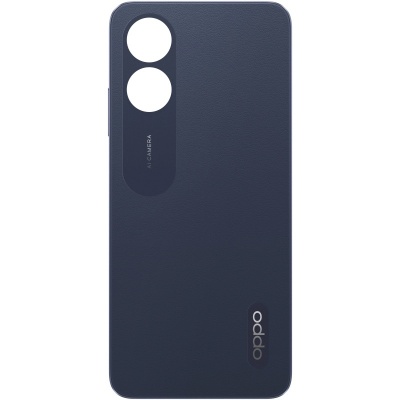 Oppo A17 Back Cover with Camera Glass Lens (Black) -LC