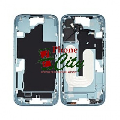 Apple iPhone16 Pulled Mid-Frame Housing+ BackCover with Some Small Parts No Battery(Green)-GUS