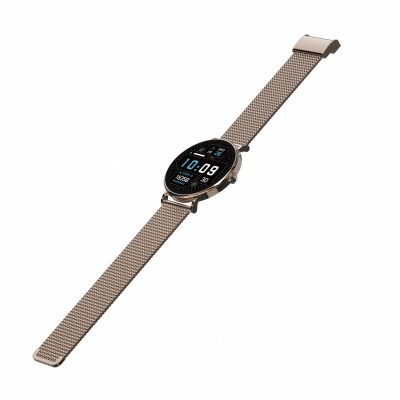 Wave WA-306 Smartwatch Super Slim with Metal strip - Rosegoud Foto van Wave WA-306 Smartwatch Super Slim with Metal strip - Rosegoud
