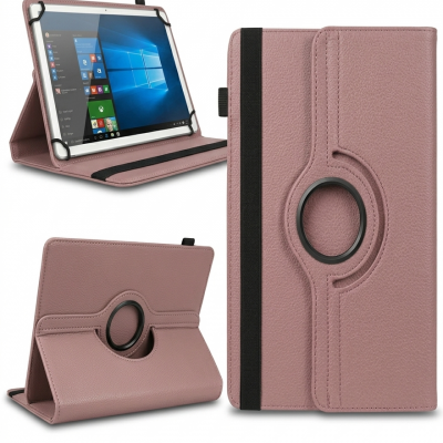 Foto von Universal Tablet and iPad Case, 360 Degree Rotating - 10.1 inch - Rose Gold