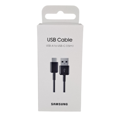 Foto van Samsung Fast Data & Charging kabel USB-A to USB-C (1.5M)(zwart & wit) - zwart