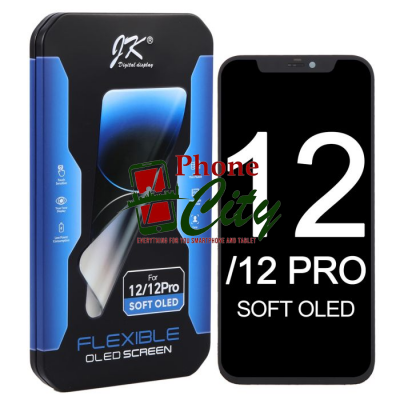 iPhone 12/12 Pro JK Soft OLED LCD Display Assembly With Touch