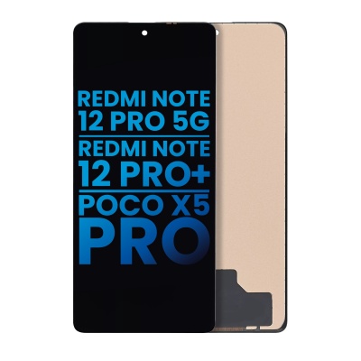 Xiaomi Redmi Note 12 Pro 5G /Note 12 Pro Plus / Poco X5 Pro OLED LCD Display Assembly No Frame (Blac