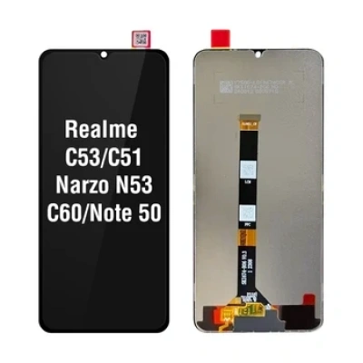 Foto van Realme C51 / C53 / C60 / N53 / Note 50 / 60 Original LCD Zonder Frame (Alle kleuren)