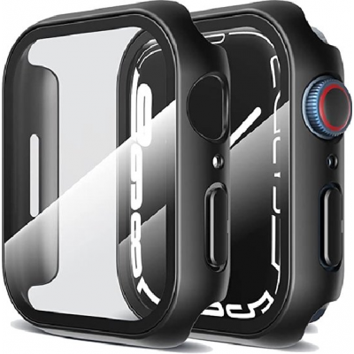Apple Watch Glass / Case Full Protector- Series 10 46mm - Black