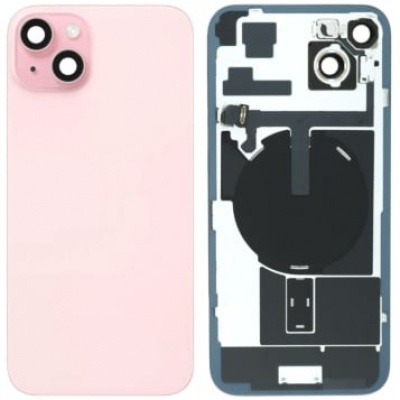 Foto von iPhone 15 Plus Pulled Back Glass With Steel Plate+Magnet+NFC - Pink