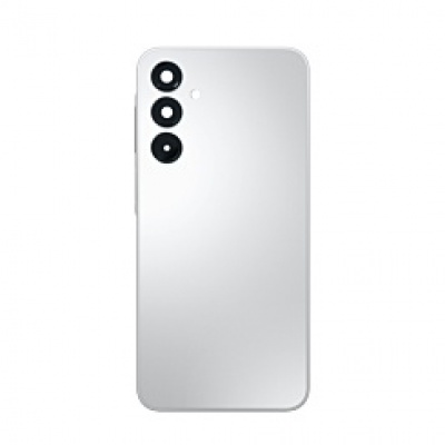 Samsung Galaxy A16 Back Covers With camera Glass Lens - White / Silver