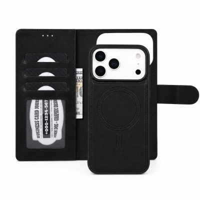 Foto von Wave Magsafe Book Case for iPhone 13 Pro - Black 