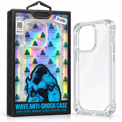 Wave anti-burst anti-shock hoes (Transparent)- iPhone 18 Pro Foto van Wave anti-burst anti-shock hoes (Transparent)- iPhone 18 Pro