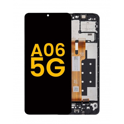 Samsung Galaxy A06 5G (A066F) Origineel LCD Scherm Met Frame (Zwart) Foto van Samsung Galaxy A06 5G (A066F) Origineel LCD Scherm Met Frame (Zwart)