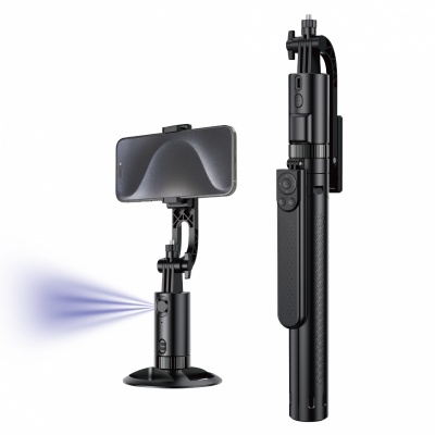 Foto van Wave WA-332 Selfie Stick Tripod 3-in-1 with Face Tracking en 360° (Black)