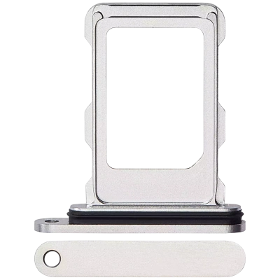 iPhone 16 Pro / 16 Pro Max Single Sim Card Tray (White Titanium) -Y