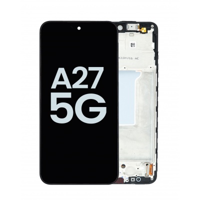 Foto van Samsung Galaxy A27 5G (SM-A276B) Service Pack LCD Scherm Met Frame (Zwart)