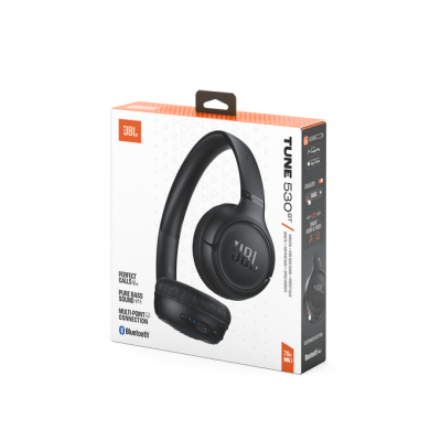 Foto van JBL Tune 530BT Wireless On-Ear Headphones (Zwart)