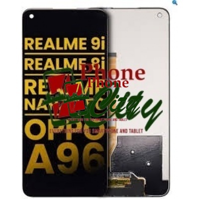 Realme 9i / Realme 8i / Realme Narzo 50 4G / OPPO A96 4G LCD Display Assembly No Frame (Black) 