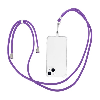 Wave Universal Mobile Lanyard Strap Stylish adjustable & Fashionable Strap - Purple Foto van Wave Universal Mobile Lanyard Strap Stylish adjustable & Fashionable Strap - Purple