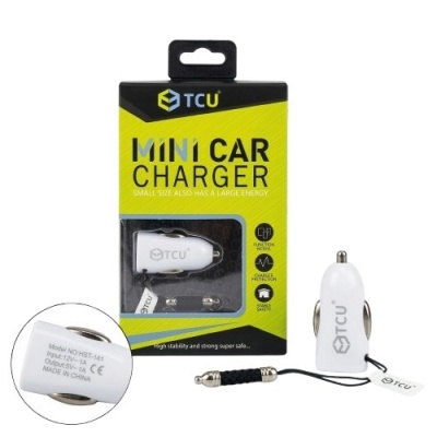 Foto van Mini Car Charger 1x USB-A (White)