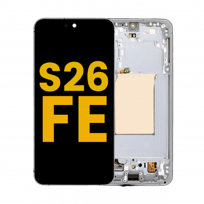 Foto van Samsung Galaxy S26 FE 5G Service Pack LCD Scherm met Frame (Pistachio / wit)