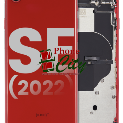 Apple iPhone SE 2022 Pulled Mid-Frame Housing with Parts No Battery (RED) -LUS
