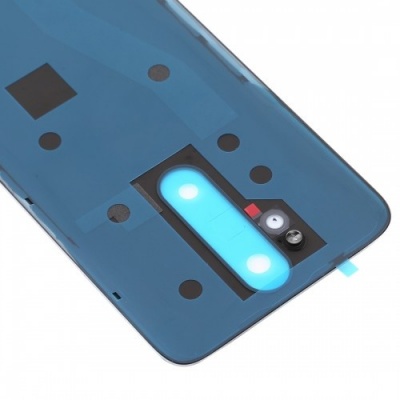 Xiaomi Redmi Note 8 Pro Back Cover With Camera Glass Lens (Blue) - LU