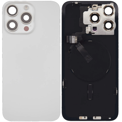 Apple iPhone 16 Pro Max Pulled Back Glass With Steel Plate+Magnet+NFC - White Titanium Foto von Apple iPhone 16 Pro Max Pulled Back Glass With Steel Plate+Magnet+NFC - White Titanium