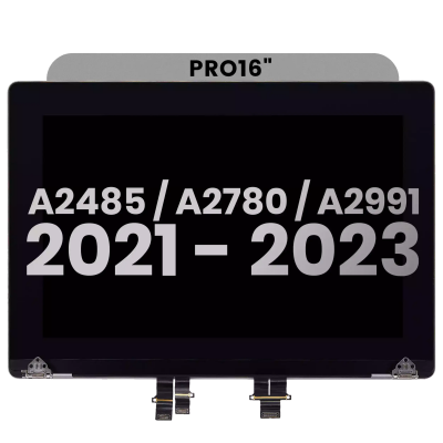 MacBook Pro 16'' (A2485)(A2780) (A2991) Oem Complete LCD Display Assembly (Silver) 