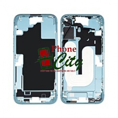 Apple iPhone16 Plus Pulled Mid-Frame Housing+BackCover+ No Battery(Green)-MLS