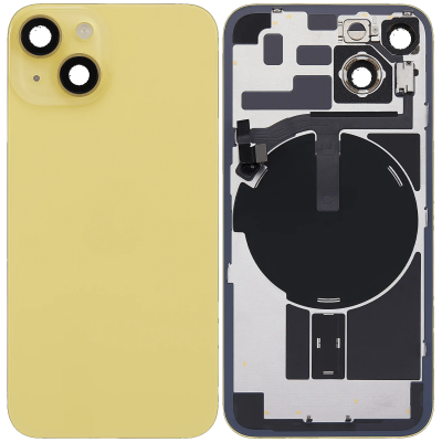 Apple iPhone 14 Pulled Back Glass With Steel Plate+Magnet+NFC - Yellow Foto von Apple iPhone 14 Pulled Back Glass With Steel Plate+Magnet+NFC - Yellow