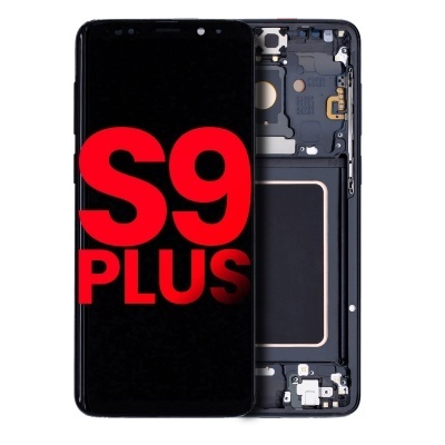 Samsung Galaxy S9 Plus Incell LCD Scherm Met Frame (Zwart) Foto van Samsung Galaxy S9 Plus Incell LCD Scherm Met Frame (Zwart)